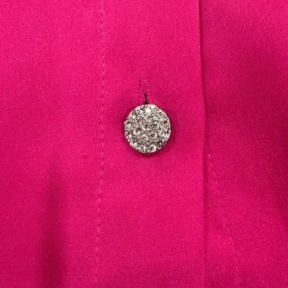 Laura Satin Rhinestone Blouse - Picture 3 of 7